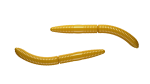 Libra Lures Fatty D Worm 65mm, Cheese, Brown 038